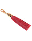 Rust Red Decorative Leather Tassel