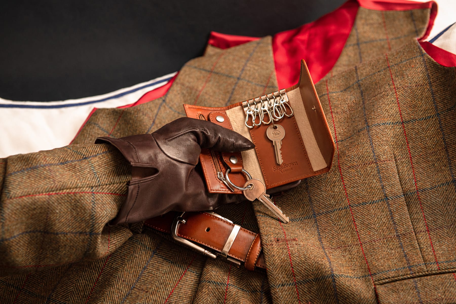 Leather Key Cases, Pouches and Holders