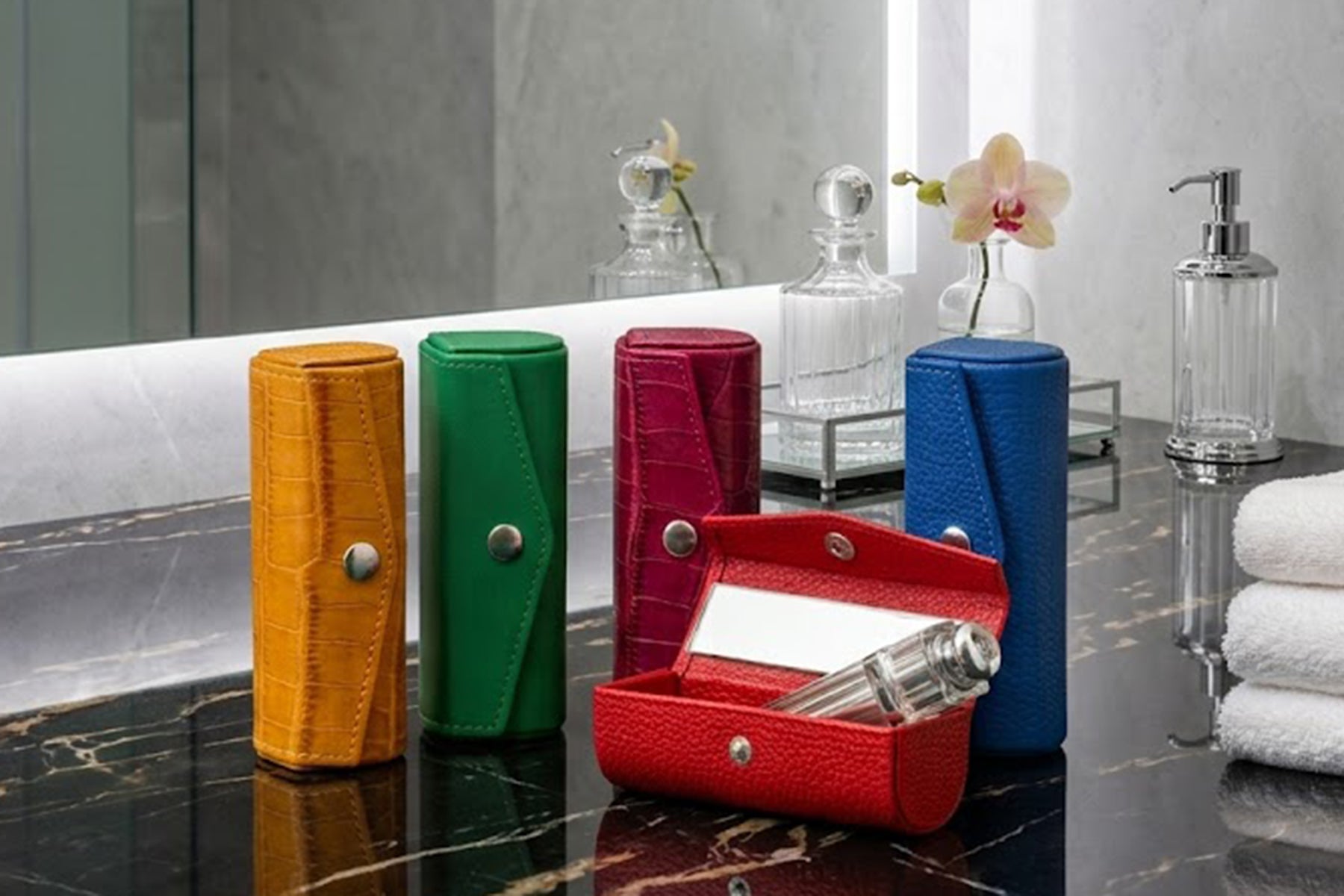 Leather Lipstick Cases