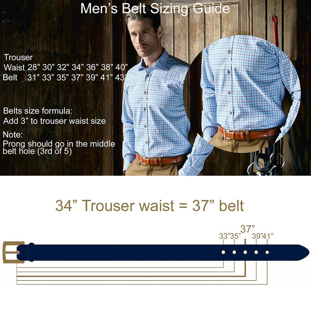 Belt size guide