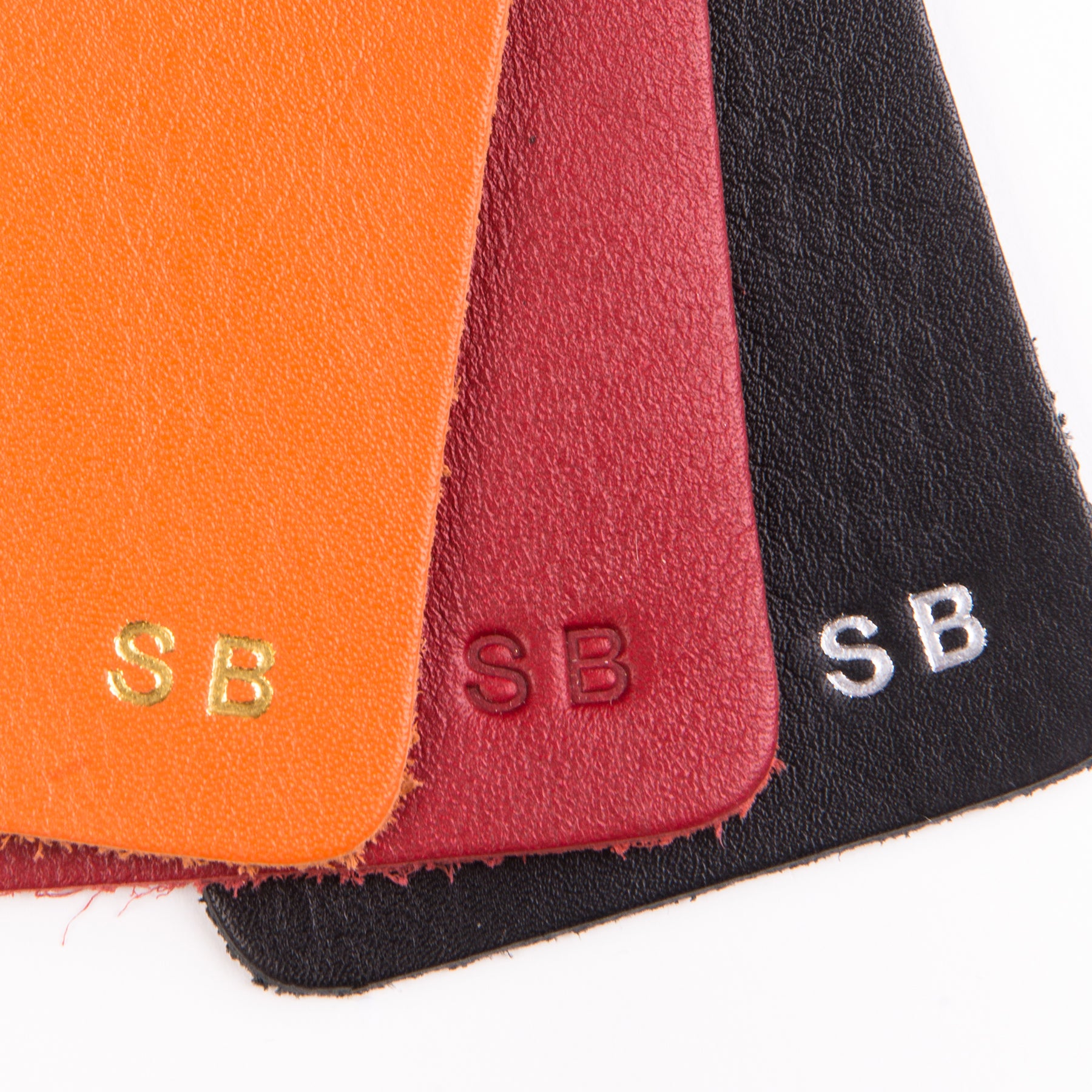 Personalised leather goods