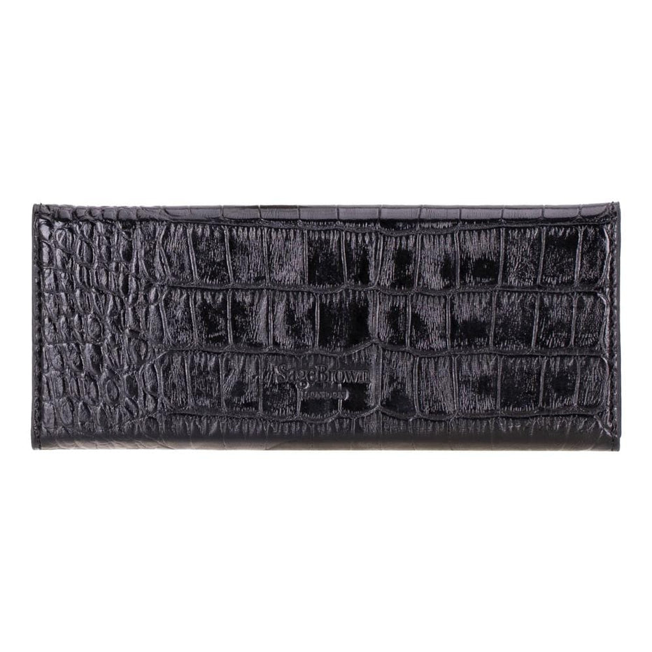 Sunglasses Case - Black Croc