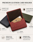 Business card holder, features and dimensions