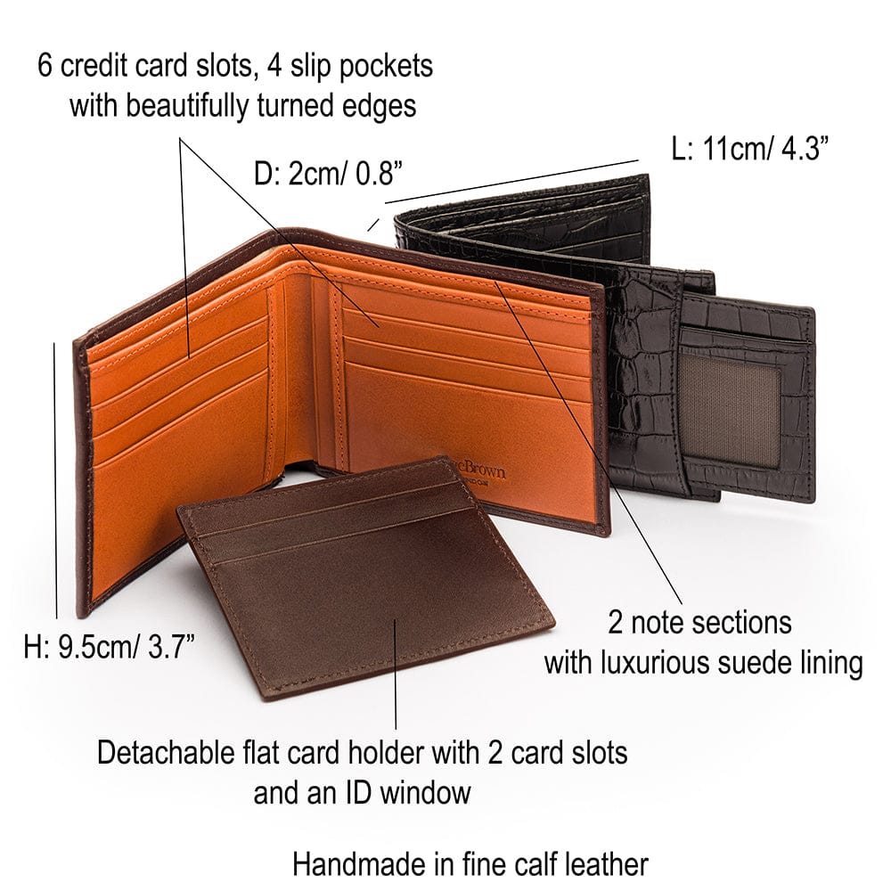 Qworld Men Brown Genuine Leather Wallet Brown - Price in India Qworld Men Brown Genuine Leather Wallet Brown - Price in India