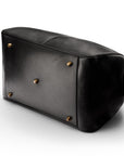 Small Gladstone Bag in Leather, black, base