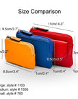 Coin purse size comparison