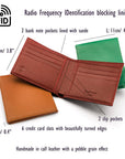 RFID wallet, dimensions and features
