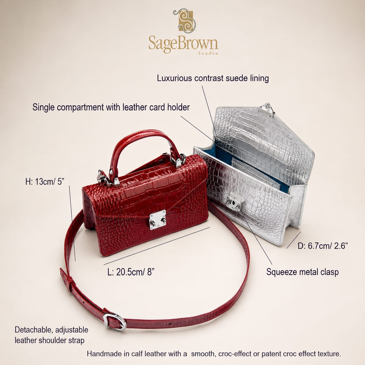 Maya bag, features and dimensions
