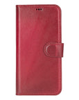 iPhone 14 Pro Max case with RFID protection, burnished red, front