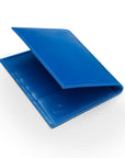 RFID Leather Passport Holder,  Cobalt, back