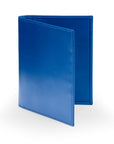 RFID Leather Passport Holder,  Cobalt, front