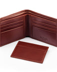 Leather 2 in 1 Wallet - Dark Tan