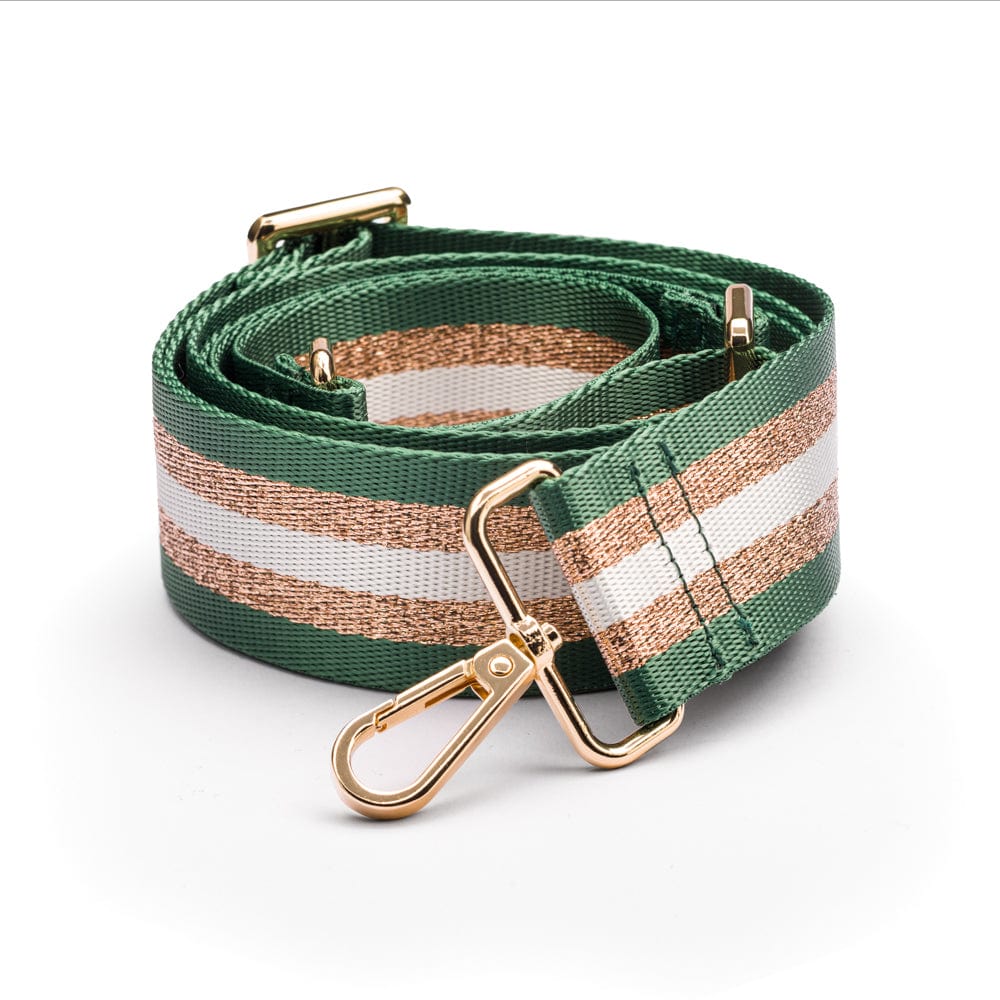 Woven Camera Bag Strap - Emerald