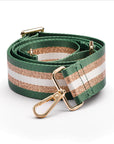 Woven Camera Bag Strap - Emerald