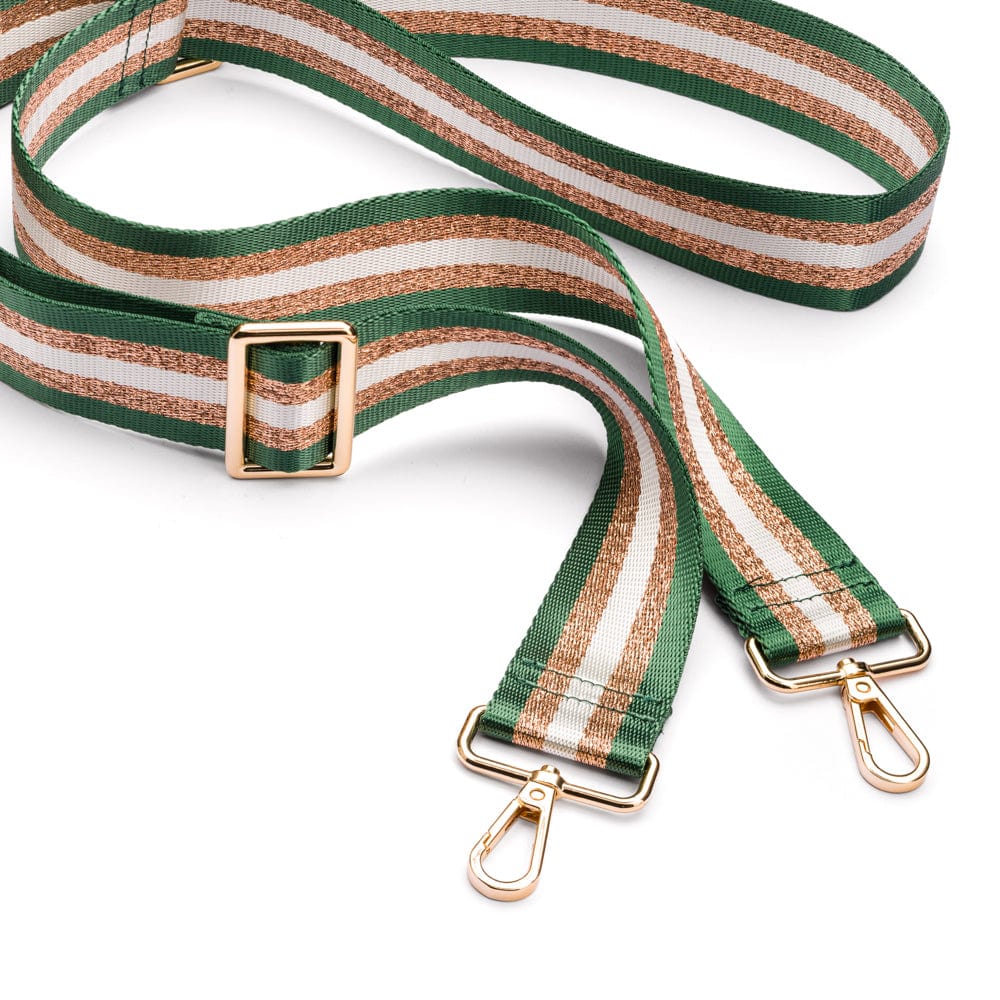 Woven Camera Bag Strap - Emerald