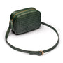 Ivy woven camera bag, green