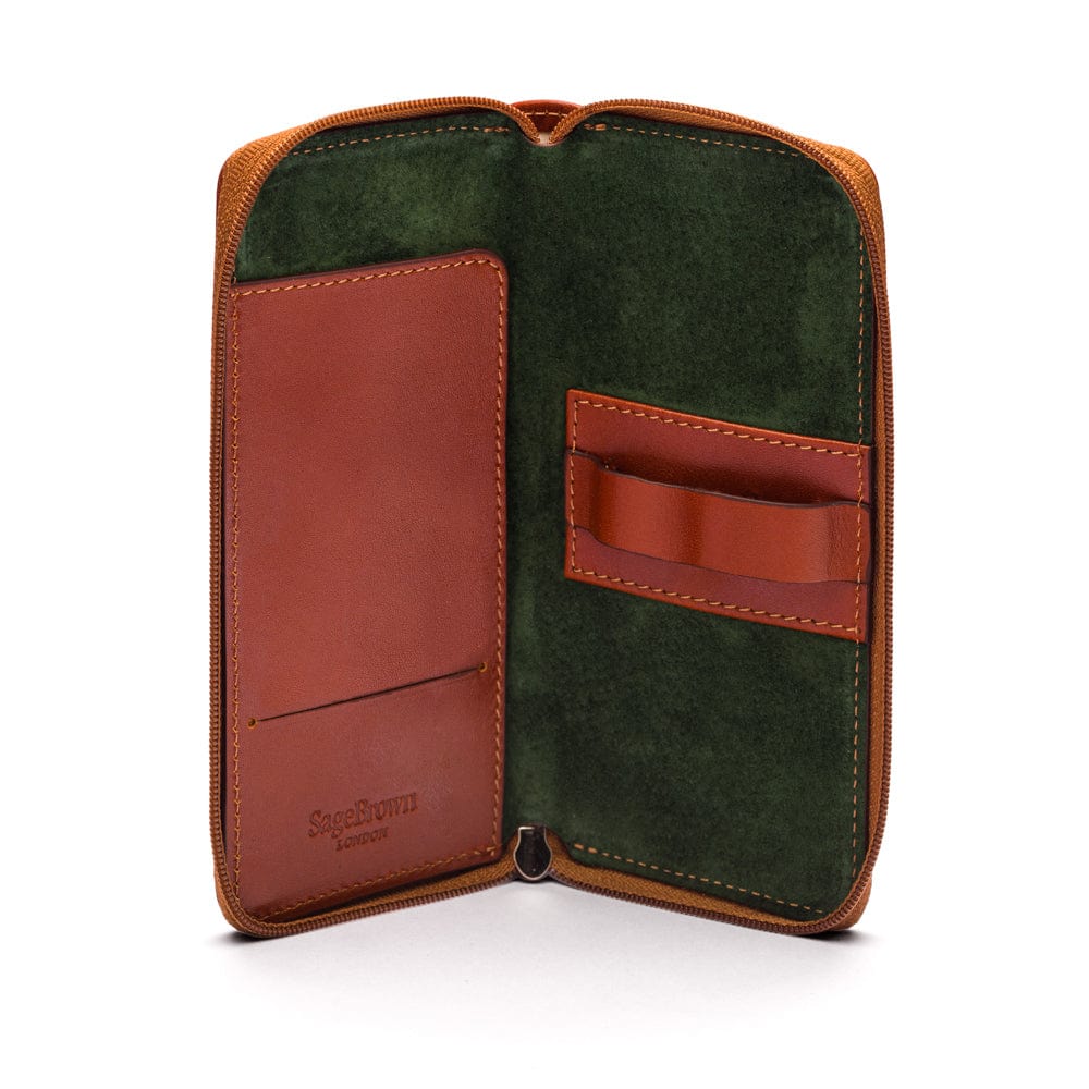 Ashlin Genuine Leather Two Pen Holder Ashlin Genuine Leather 2 Pen Case ...
