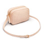 Ivy woven camera bag, ivory