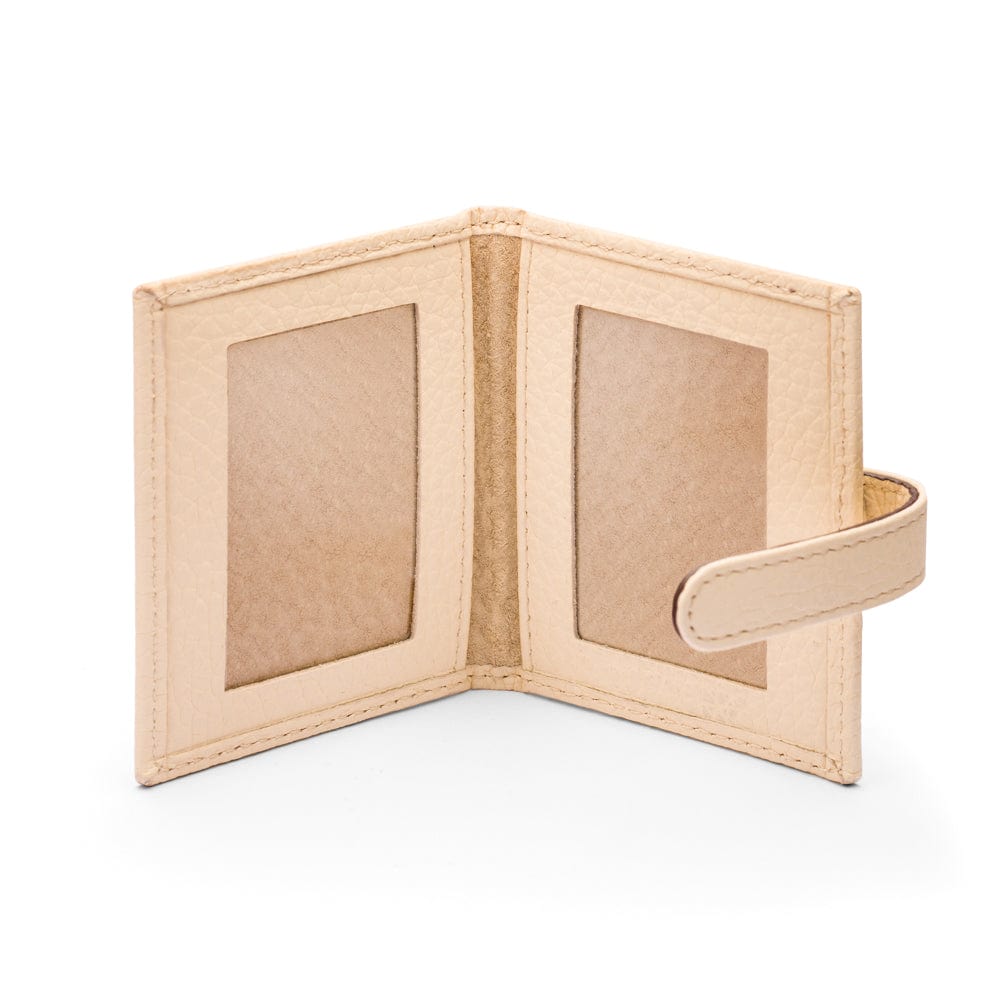 Mini Leather Photo Frame, Ivory | Photo Frames | SageBrown