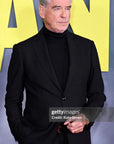 Pierce Brosnan at the Giant premiere wearing a SageBrown black leather belt