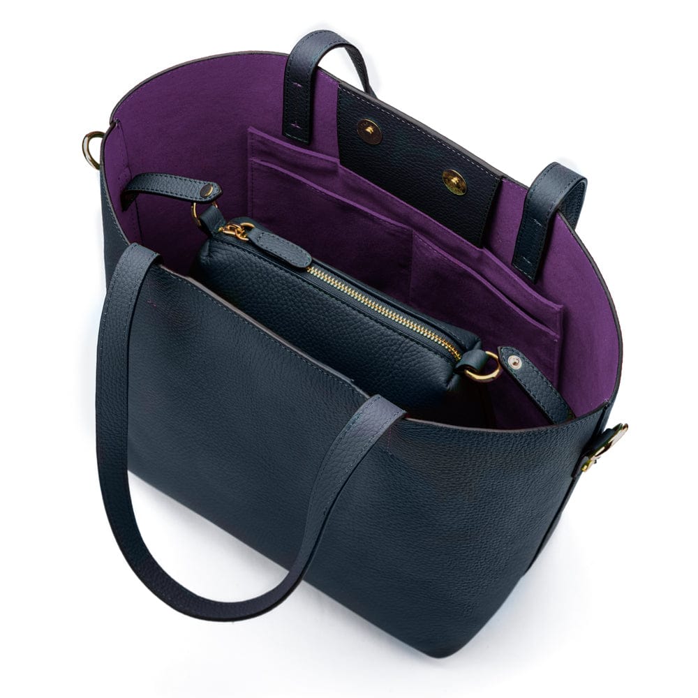 City Tote Bag - Nappa Leather - Tropical Macaw - Scarlet Crest