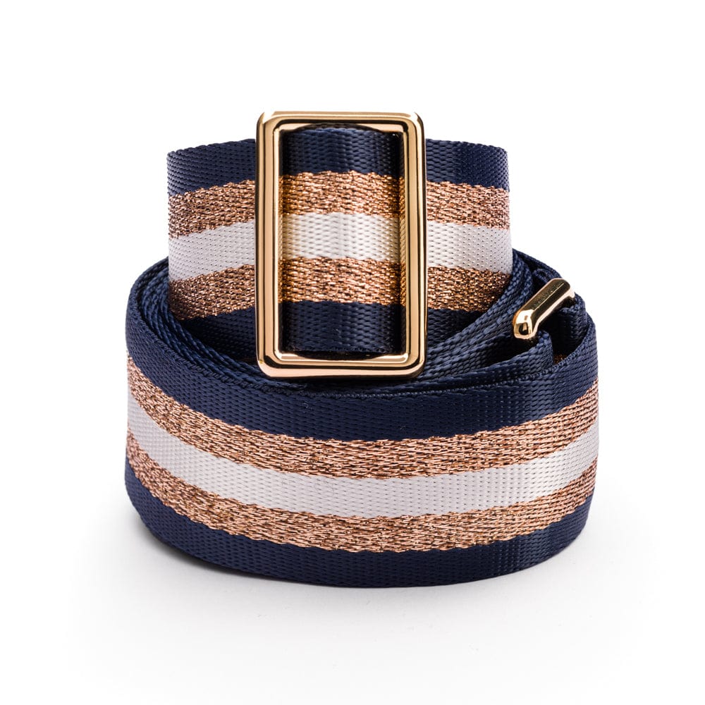 Woven Camera Bag Strap - Navy