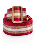 Woven Camera Bag Strap - Red