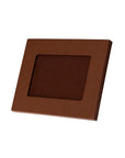 Luxury leather  frame, tan, landscape view