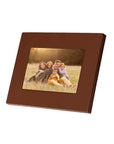 Luxury leather  frame, tan, landscape