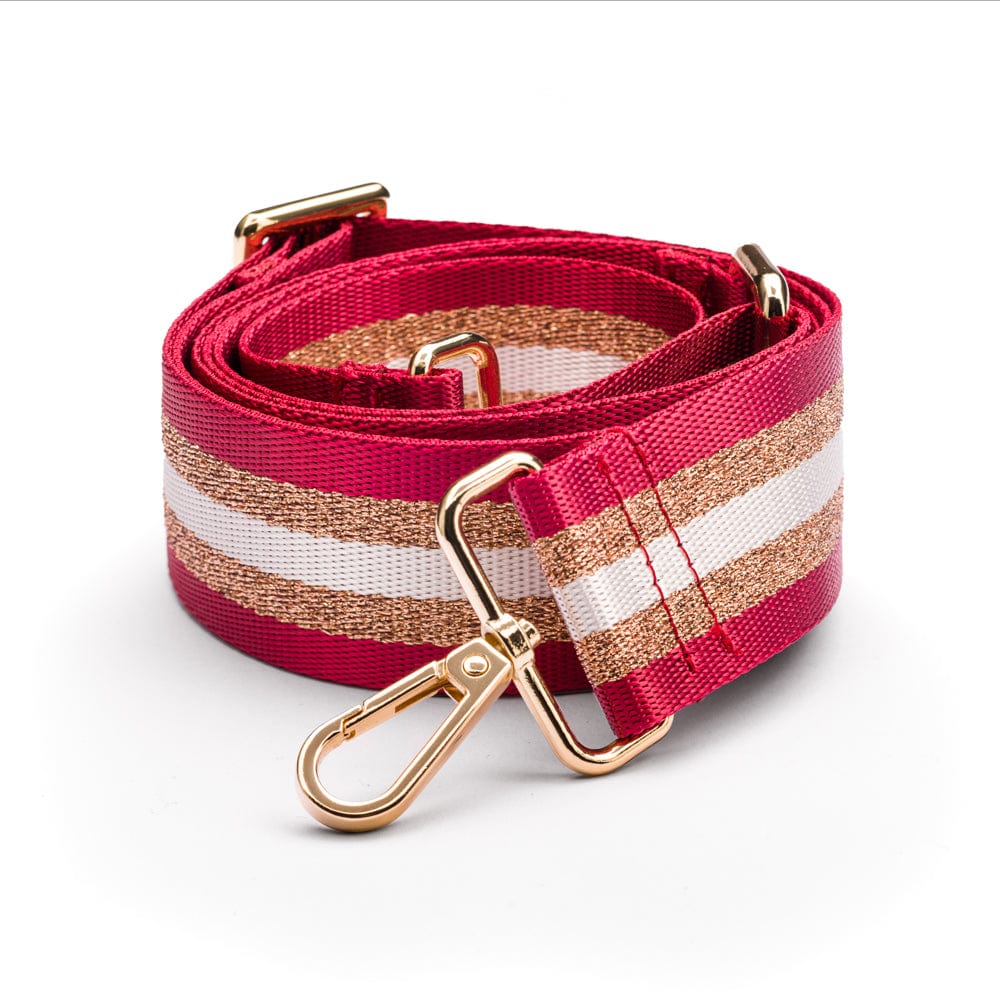 Woven Camera Bag Strap - Red