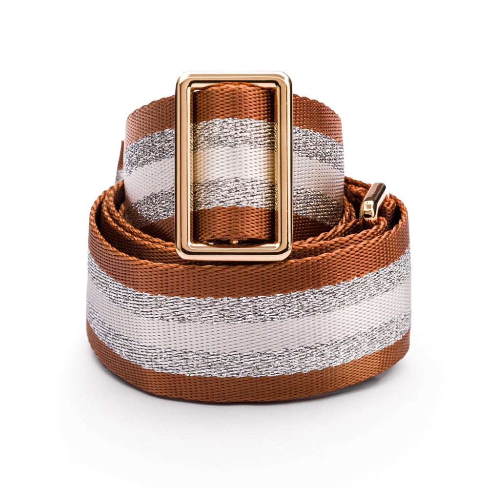 Woven Camera Bag Strap - Tan