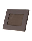 Luxury Leather Photo Frame, taupe, landscape view