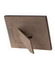 Luxury Leather Photo Frame, taupe, landscape back