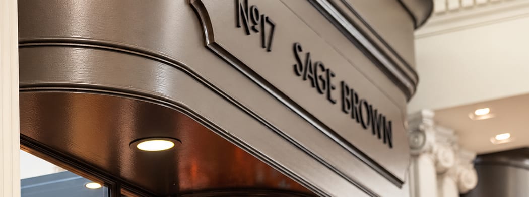 SageBrown Mayfair shop front