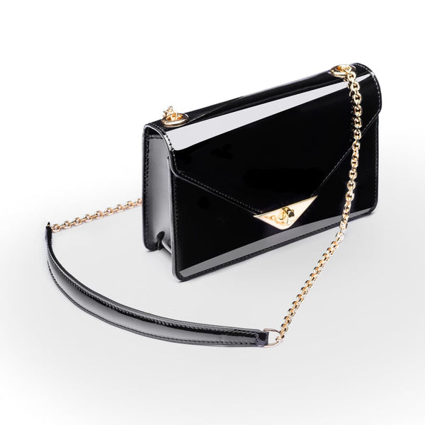 Black patent purse online