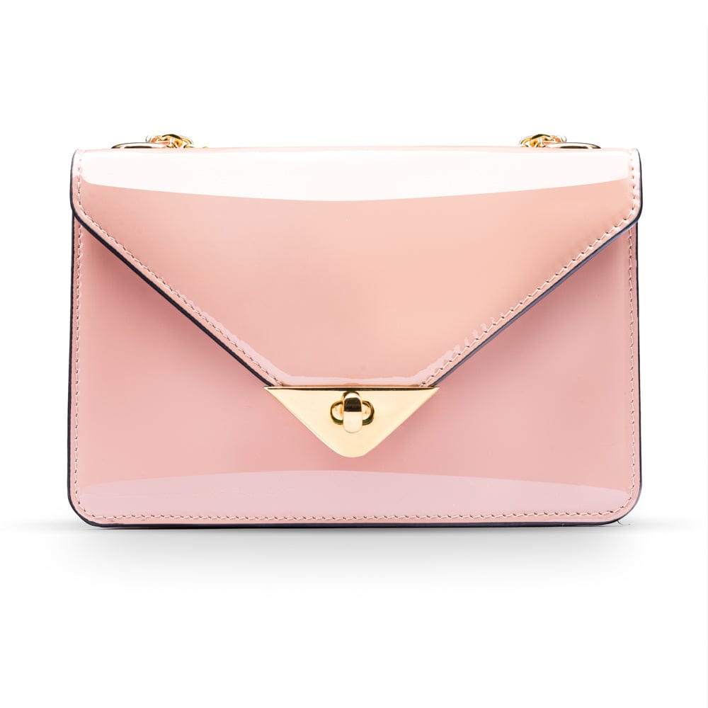 Small Envelope Shoulder Bag Victoria Blush Patent