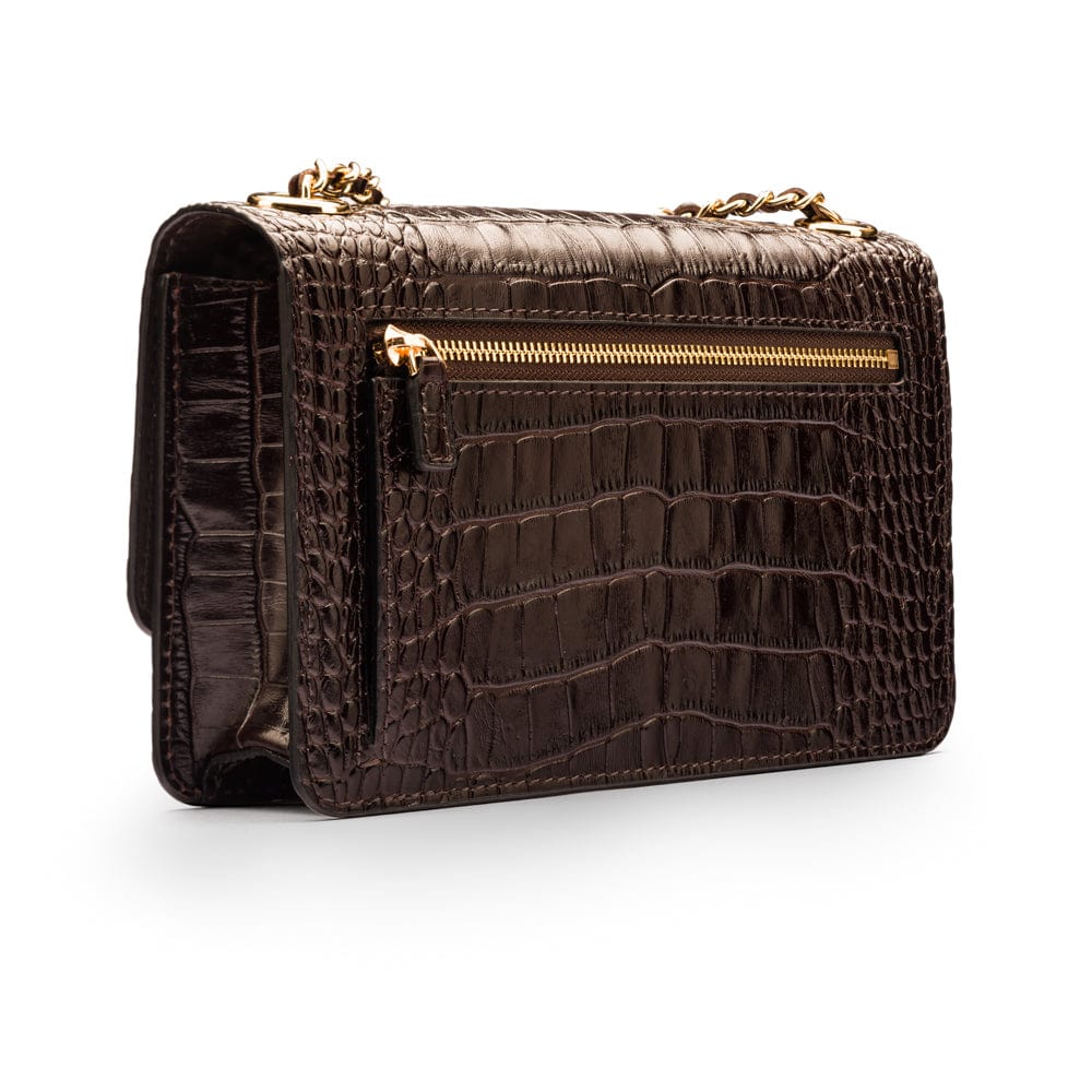 Mini Julia Bag - Brown Croc