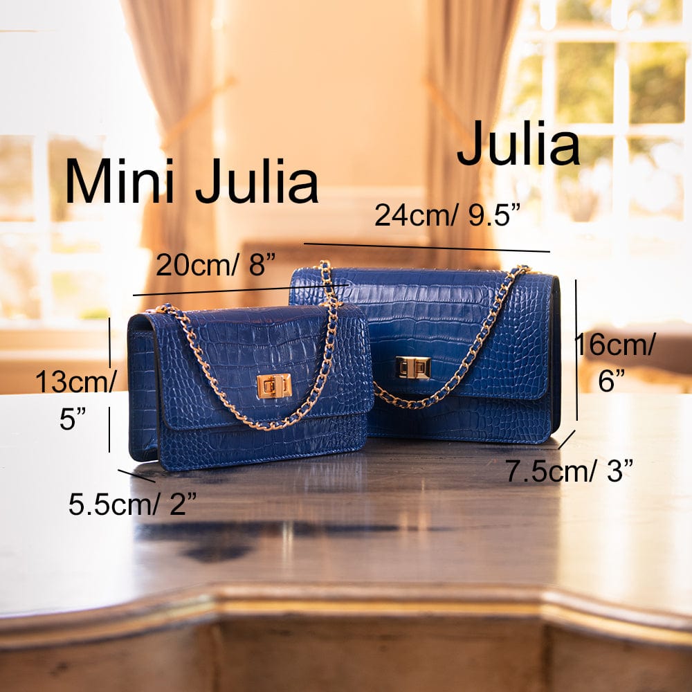 Mini Julia Bag - Orange Croc
