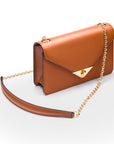 Small Envelope Shoulder Bag, Victoria - Tan