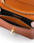 Small Envelope Shoulder Bag, Victoria - Tan