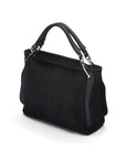 Abby Nubuck Handbag - Black