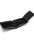 Essential Billfold Wallet - Black Croc