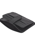 Flat Credit Card Holder With 2 ID Windows, 4CC - Black