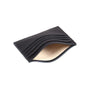 Black Full Grain Flat Leather 8 Credit Card Wallet