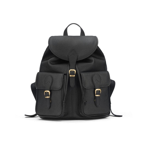 black leather backpack handbag uk Large Leather Backpack, Black | Backpacks