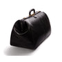 Large leather Gladstone holdall, black, side