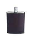 Black Leather 5oz Hip Flask