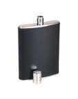 Black Leather 5oz Hip Flask