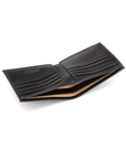 Black Compact Classic Billfold Wallet With RFID Protection