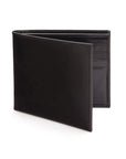 Black Compact Classic Billfold Wallet With RFID Protection